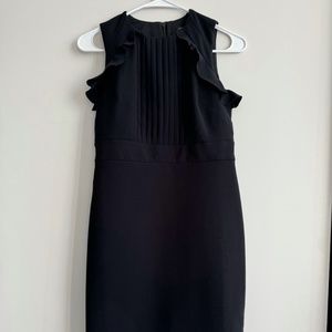 Ann Taylor Petite Black Sheath Dress 00P
